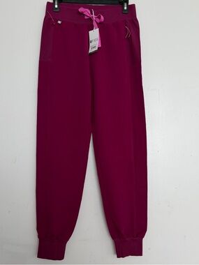 Women’s FIGS Women’s Boston Slim Jogger Scrub Pants Dark Magenta 2094 XS